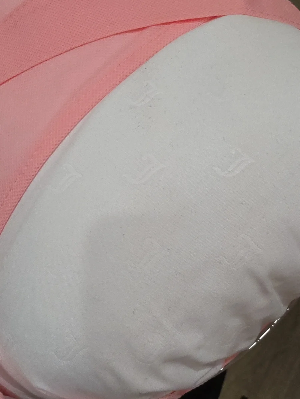 Juicy Couture Home Embossed Down Alternative Queen Comforter- White